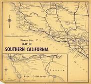 California Highway Map 1, San Diego County 1956